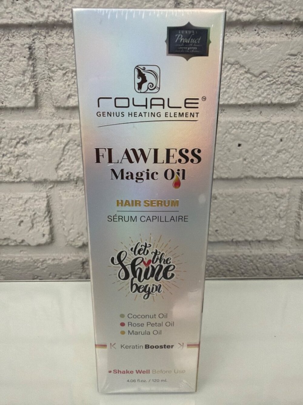 Royale Flawless Magic Oil Hair Serum Coconut Rose & Marula Oil - Picture 2 of 9